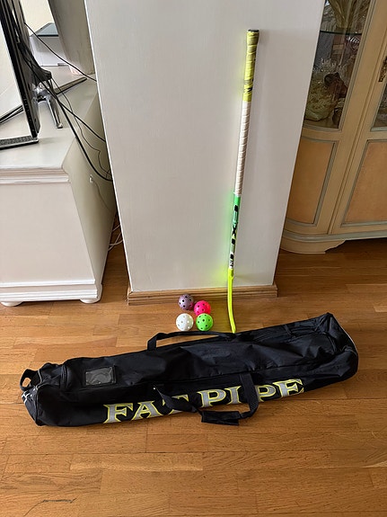 Fat Pipe mailakassi ja Exel salibandy maila