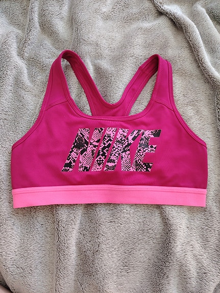 Pinkki Nike urheilutoppi kokoa S