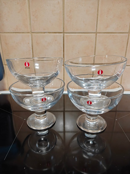 Iittala Verna jälkiruokamaljat 4 kpl