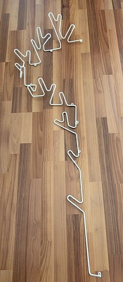 Maze Hanger naulakko, vasen, valkoinen