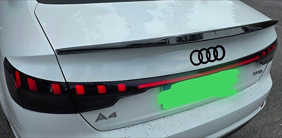 Audi A4 B9 dynaamiset takavalot animaatioilla