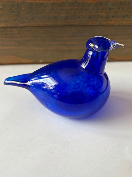 Sininen Tirri, Oiva Toikka Birds by Iittala