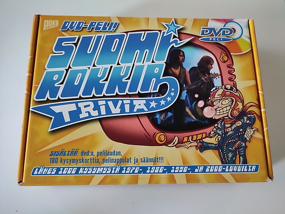Suomirokkia Trivia DVD-peli