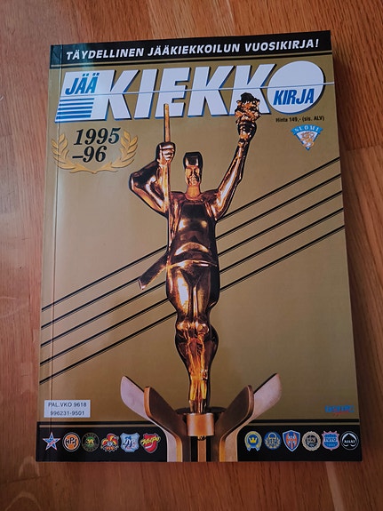 Jääkiekkokirja sm liiga 1995-96