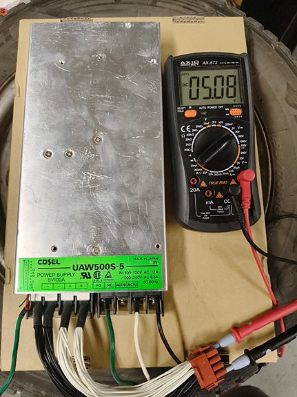 Cosel UAW500S-5 virtalähde 5V 100A