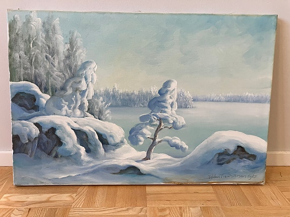 Talvimaisemataulu, Jukka Väänänen