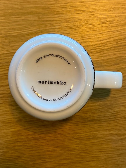 Marimekko Oiva Siirtolapuutarha muki