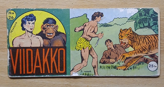 Päätoimittaja B. Terni VIIDAKKO liuskalehti 26 3. vuosikerta v. 1958