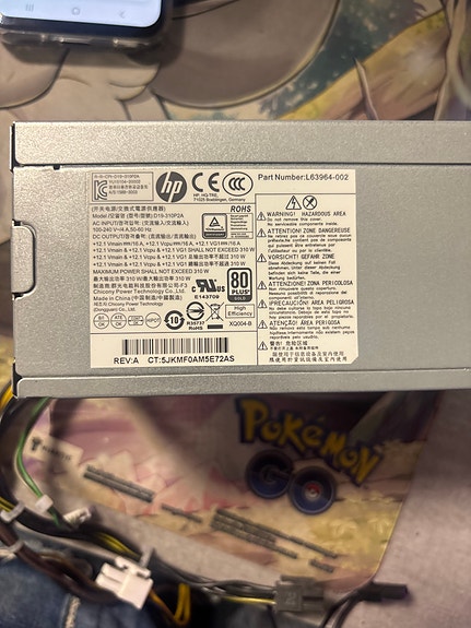 HP tietokoneen Virtalähde 310W