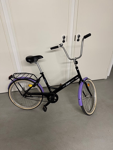 Helkama Jopo musta–violetti