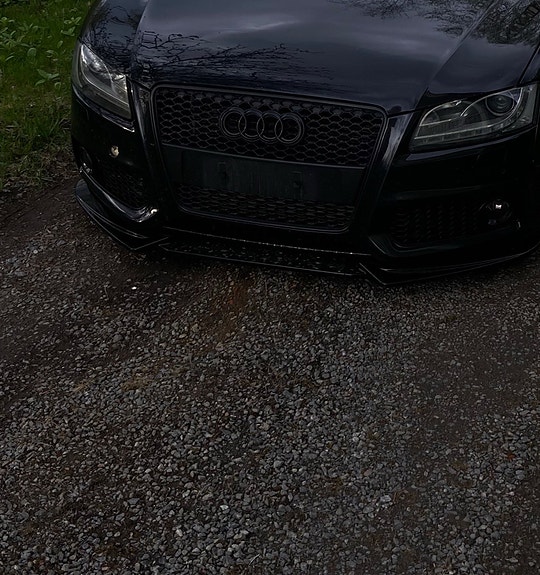 Audi A5 B8 RS style hunajakennomaski Logolla