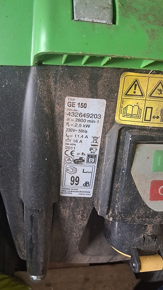 Viking GE 150 oksasilppuri 2,5 kW