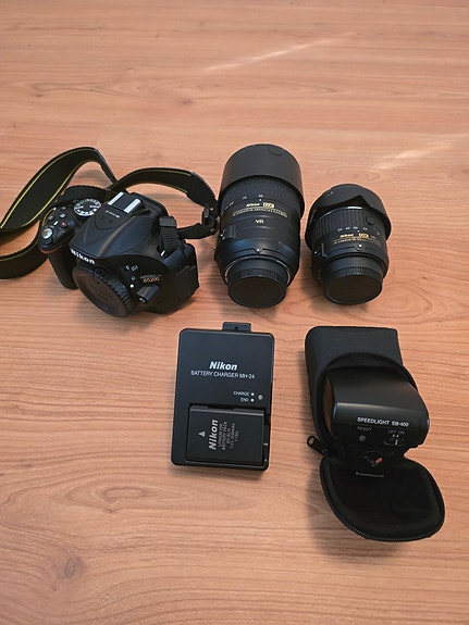 Nikon D5200 järjestelmäkamerapaketti