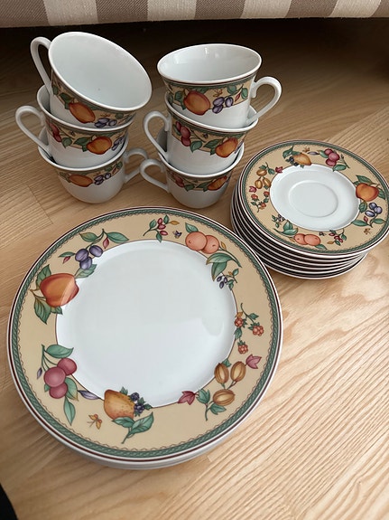 Heinrich Winterling Bavaria astiasto 6kpl