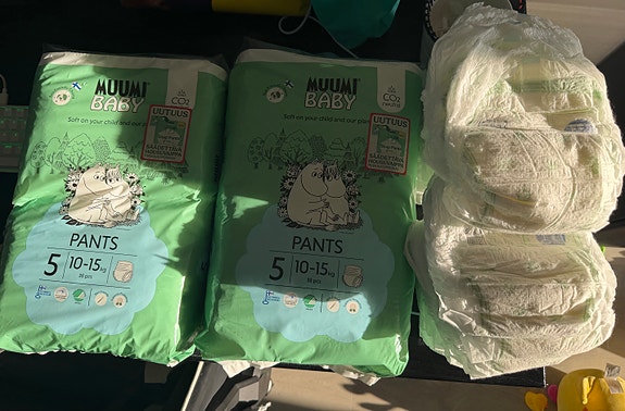 Muumi Baby Pants vaippahousut koko 5 (10–15 kg)