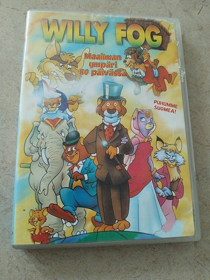 Willy Fog Maailman ympäri 80 päivässä DVD lasten animaatio
