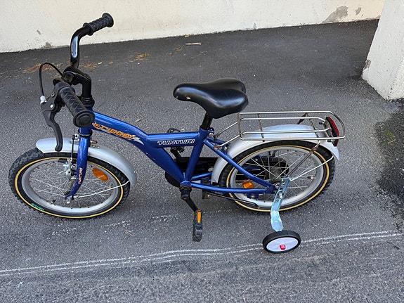 Tunturi lasten polkupyörä 16" sininen