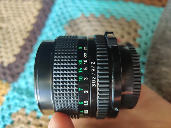 Canon FD 50mm f/1.4 objektiivi