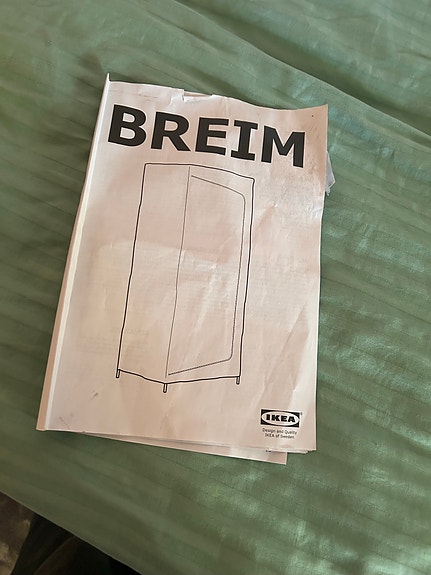 Ikea Breim vaatekaappi, valkoinen