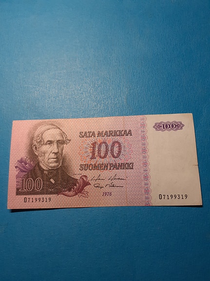 100 mk seteli 1976