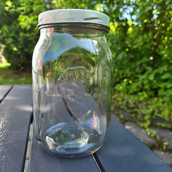 Karhula keittiötölkki lasipurkki 2L
