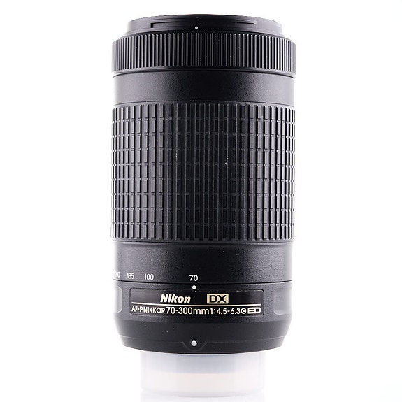 Nikon AF-P Nikkor 70-300mm f/4.5-5.6G ED DX -objektiivi (käytetty)