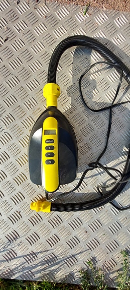 Bestway HF Auto-Air Electric Pump sähköpumppu keltainen