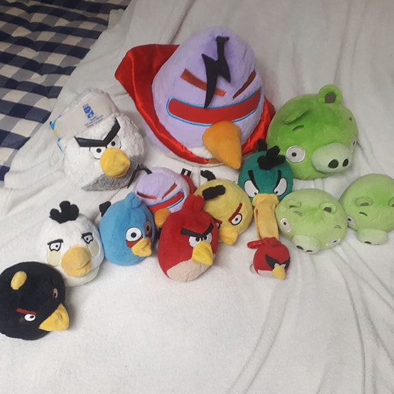 Angry birds pehmoja