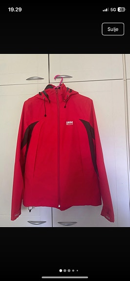 Rukka Gore-Tex ulkoilutakki koko 38 punainen