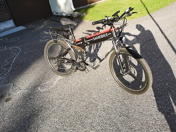 Samebike M-Nine sähköpyörä 26" M unisex/2kpl akku
