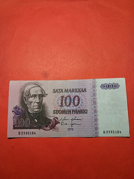 100 mk seteli  1976