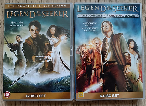 Legend of the Seeker (Totuuden miekka) kaudet 1 ja 2, DVD
