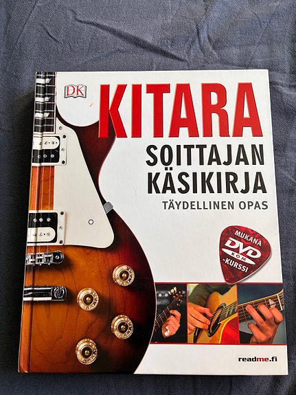 Kitara soittajan käsikirja -kirja ja DVD