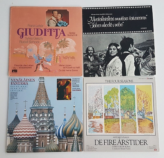 Klassista ja oopperaa lp-levyt