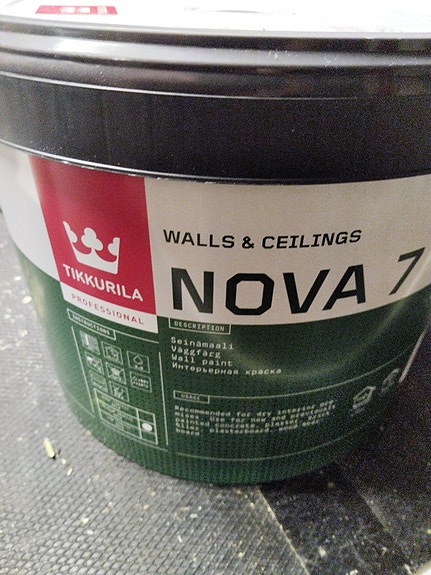 Tikkurila Nova 7 seinä- ja kattomaali himmeä BEIGE