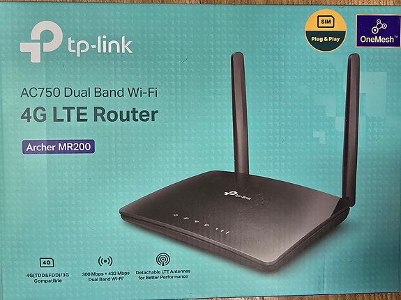 TP-Link Archer MR200 4G LTE WiFi -reititin