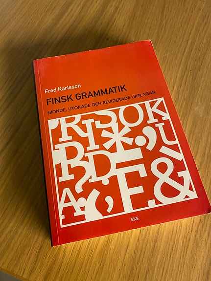 Finsk grammatik - Fred Karlsson kielioppikirja