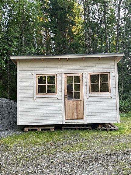 Sauna pukuhuoneella