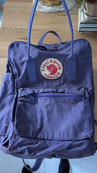 Fjällräven Kånken reppu lila