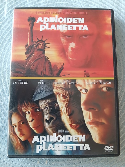 Apinoiden planeetta - Planet of the Apes DVD-elokuva 2-levyn pakkaus