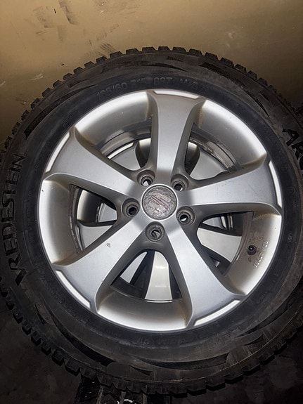 Alkuperäiset VW / Ronal 15" alumiinivanteet 5x100 (Polo, Ibiza, Fabia)