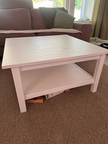 Ikea Hemnes sohvapöytä 90x90, mäntyä