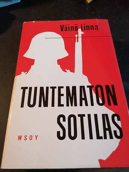 Väinö Linna Tuntematon sotilas kovakantinen kirja