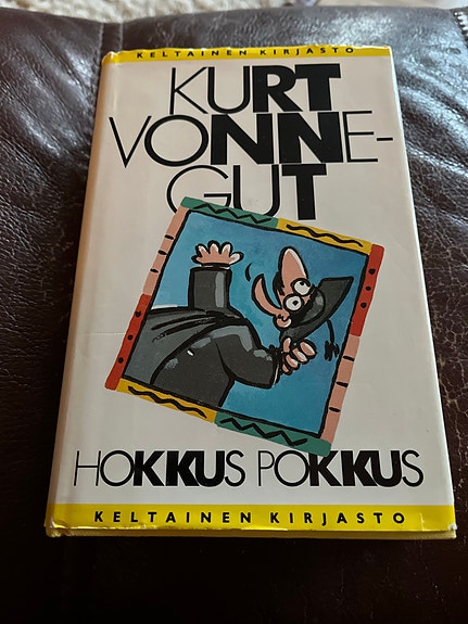 Kurt Vonnegut Hokkuspokkus kovakantinen kirja, Keltainen kirjasto