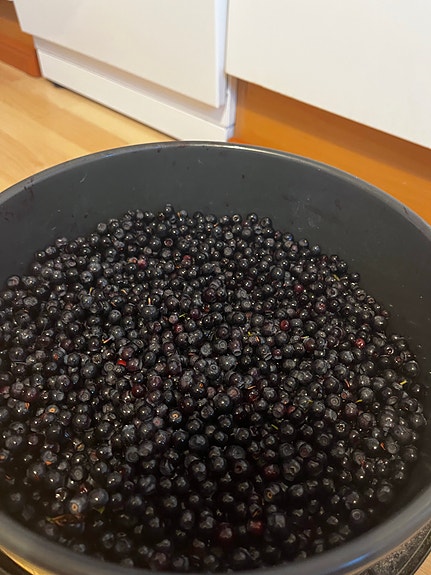 Mustikkaa myytävänä