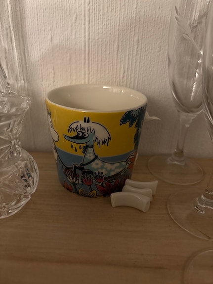 Arabia Muumi muki Primadonnan hevonen (rikkinäinen)