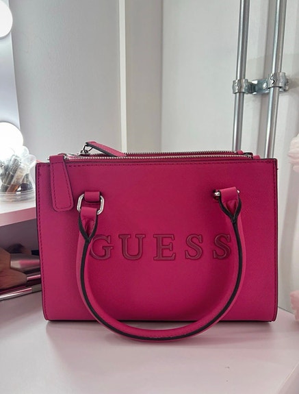 Guess hot pink bag