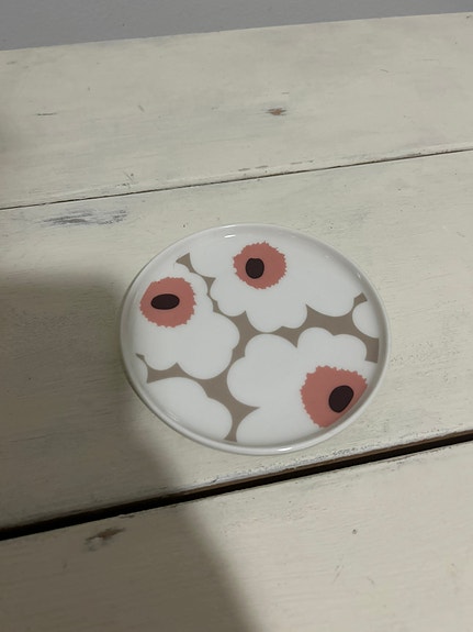 Pieni marimekko unikko lautanen