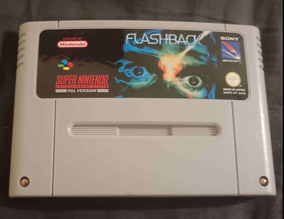 Flashback SNES 16 - bit Super Nintendo peli