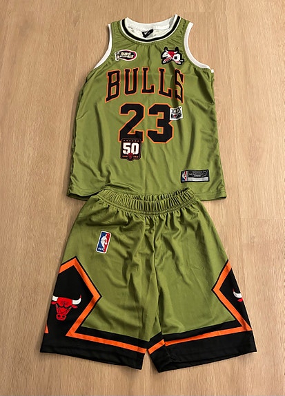Koripallopaita ja shortsit Chigago Bulls Michael Jordan